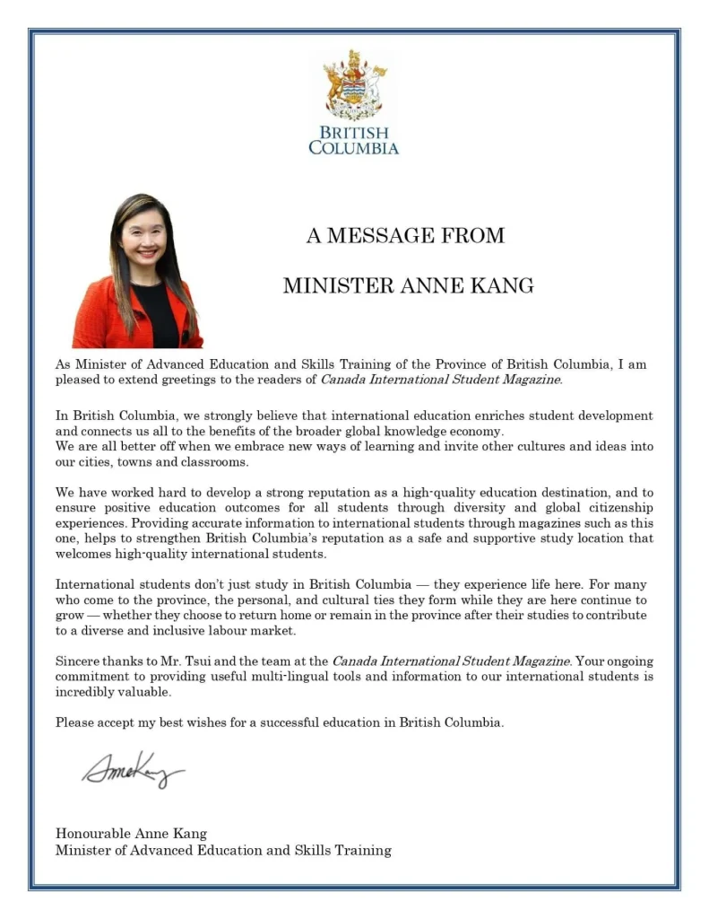 Minister Anne Kang